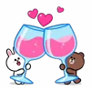🥂 Эмодзи «Brown Cony» для Telegram