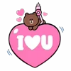 ❤️ Эмодзи «Brown Cony» для Telegram