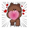 ❤️ Эмодзи «Brown Cony» для Telegram