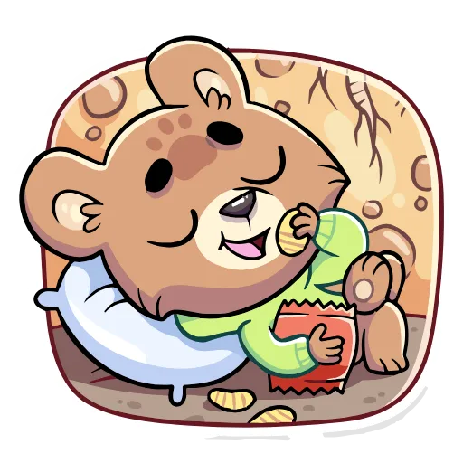 😋 Эмодзи «Бурый Илай» для Telegram