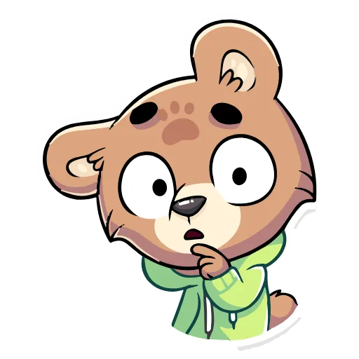 🤫 Эмодзи «Бурый Илай» для Telegram