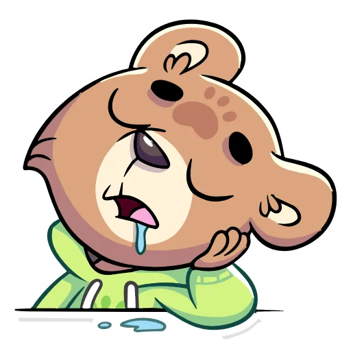 🥱 Эмодзи «Бурый Илай» для Telegram