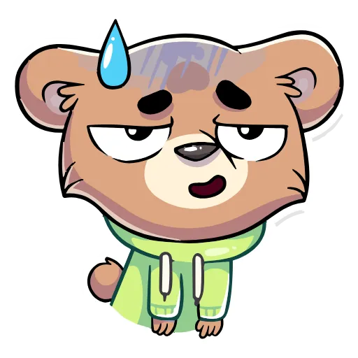 😓 Эмодзи «Бурый Илай» для Telegram