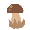 🍄 Эмодзи «🍄 Коричневые эмодзи осенней тематики» для Telegram
