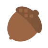 🌰 Эмодзи «🍄 Коричневые эмодзи осенней тематики» для Telegram
