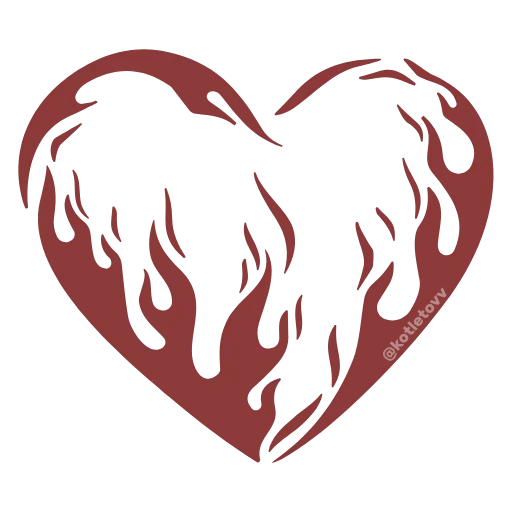❤️‍🔥 Эмодзи «Brutal Adaptive» для Telegram