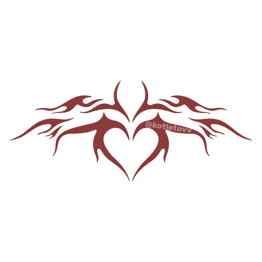 ❤️‍🔥 Эмодзи «Brutal Adaptive» для Telegram