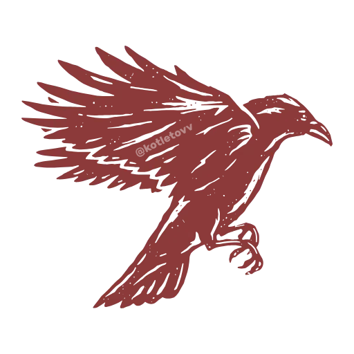 🐦‍⬛️ Эмодзи «Brutal Adaptive» для Telegram