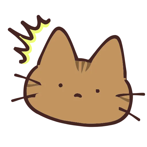 🐱 Эмодзи «() Brown Cat» для Telegram