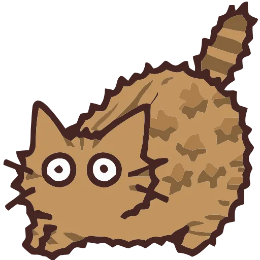 🐱 Эмодзи «() Brown Cat» для Telegram