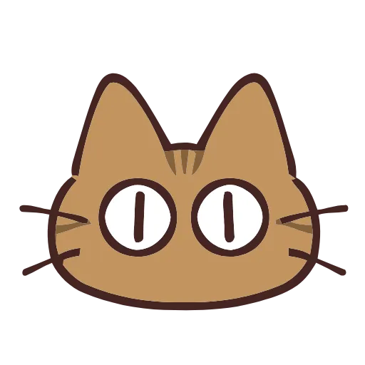 🐱 Эмодзи «() Brown Cat» для Telegram