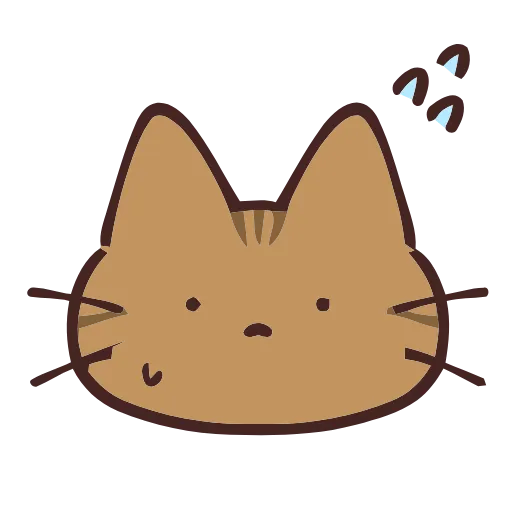 🐱 Эмодзи «() Brown Cat» для Telegram