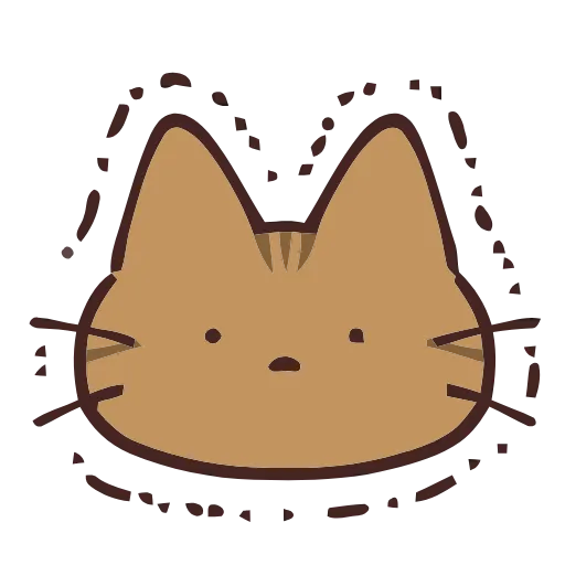 🐱 Эмодзи «() Brown Cat» для Telegram