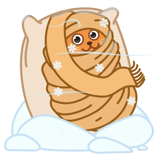 🥶 Эмодзи «Bubo The Scarfcat» для Telegram