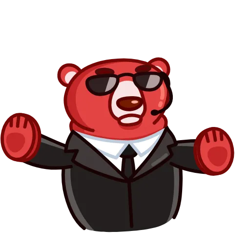 😎 Стикер «Buddy Bear» для Telegram