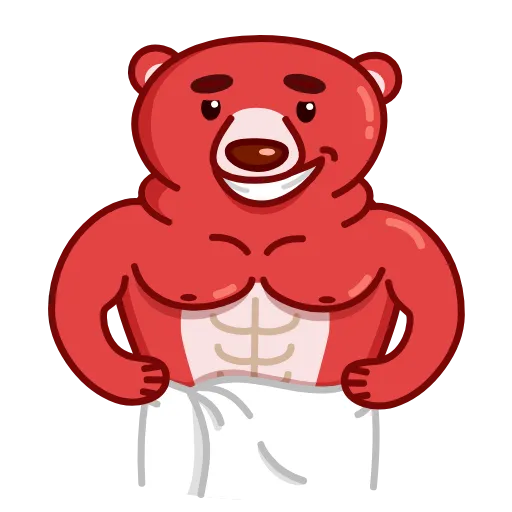 💪 Стикер «Buddy Bear» для Telegram