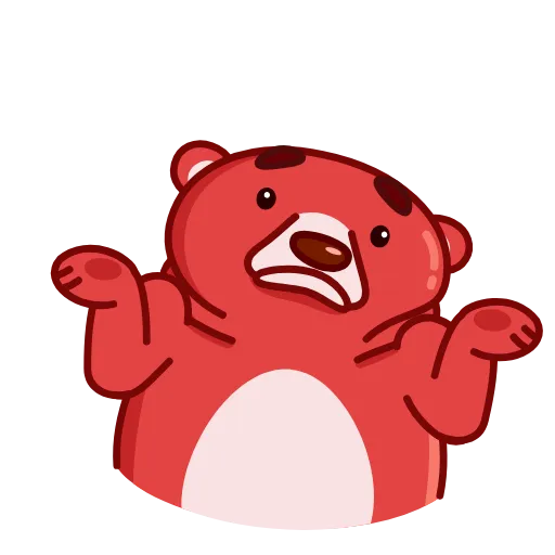 🤷‍♂️ Стикер «Buddy Bear» для Telegram