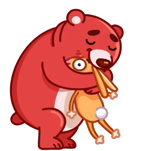 🤗 Стикер «Buddy Bear» для Telegram