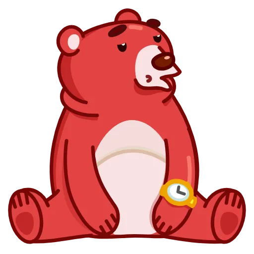 😒 Эмодзи «Buddy Bear» для Telegram