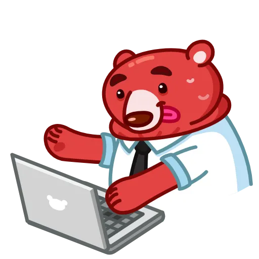 👨‍💻 Эмодзи «Buddy Bear» для Telegram