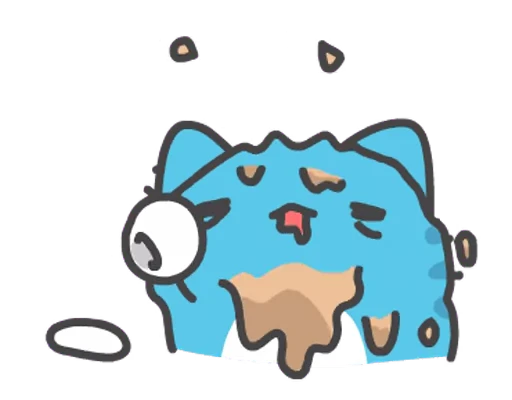 🙁 Стикер «BugCat Capoo» для Telegram
