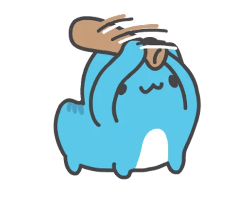 😡 Стикер «BugCat Capoo» для Telegram