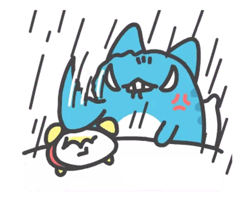 😡 Стикер «BugCat Capoo» для Telegram
