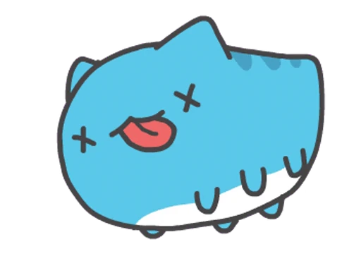 😵 Стикер «BugCat Capoo» для Telegram