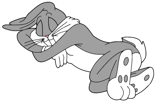 😴 Стикер «Bugs Bunny 3» для Telegram