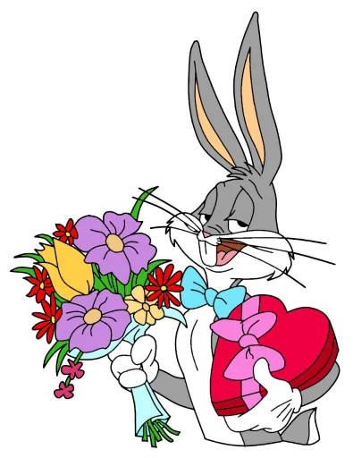 💝 Стикер «Bugs Bunny 3» для Telegram