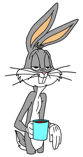☕️ Стикер «Bugs Bunny 3» для Telegram
