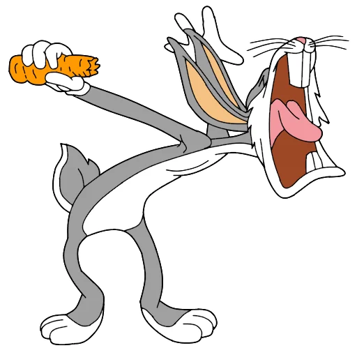 😱 Стикер «Bugs Bunny 3» для Telegram