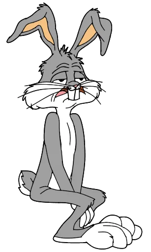 😴 Стикер «Bugs Bunny 3» для Telegram