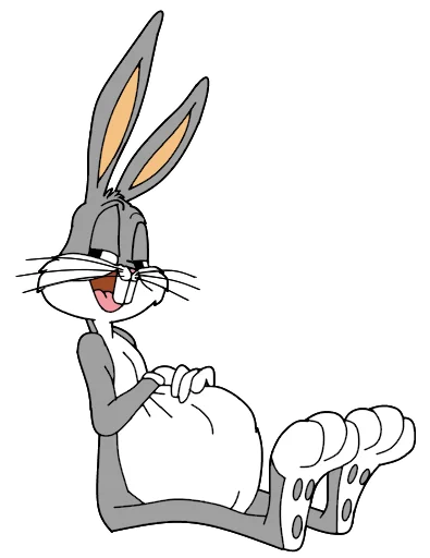 🍗 Стикер «Bugs Bunny 3» для Telegram