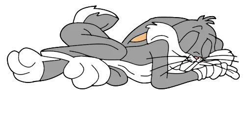 😴 Стикер «Bugs Bunny 3» для Telegram