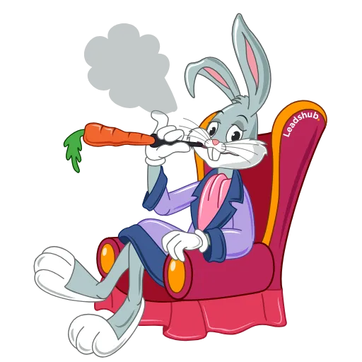 😌 Эмодзи «Bugs Bunny» для Telegram
