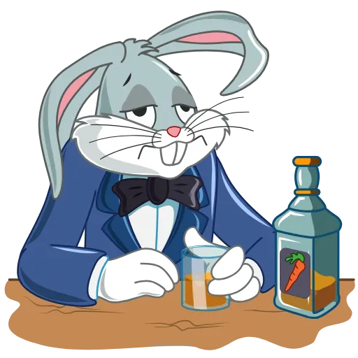 🥴 Эмодзи «Bugs Bunny» для Telegram