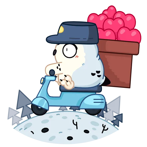 🛵 Эмодзи «Бук» для Telegram