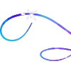 〰️ Эмодзи «Фиолетовые буквы с цветами» для Telegram