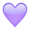 💜 Эмодзи «Фиолетовые буквы с цветами» для Telegram