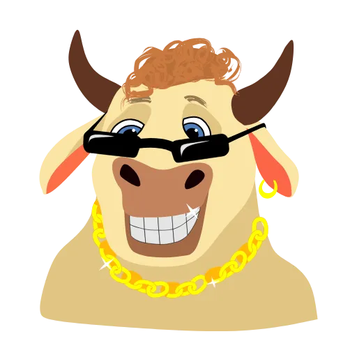 😎 Эмодзи «Bull Drugi» для Telegram