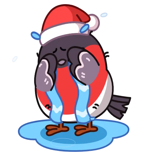 🤩 Эмодзи «Снегирь» для Telegram