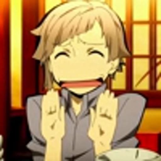 😅 Эмодзи «Bungou Stray Dogs S1Великий Из Бродячих Псов 1 Сезон» для Telegram