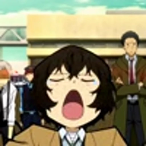 😭 Эмодзи «Bungou Stray Dogs S1Великий Из Бродячих Псов 1 Сезон» для Telegram