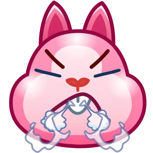 😤 Эмодзи «Bunny Emoji» для Telegram