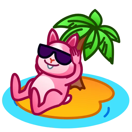🏝 Эмодзи «Bunny Emoji» для Telegram