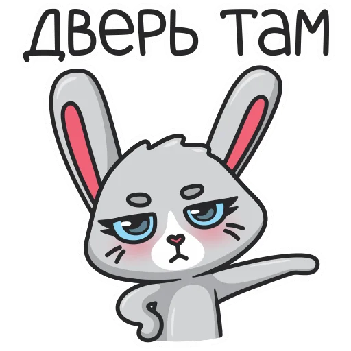 😠 Стикер «Mika» для Telegram