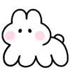 Эмодзи 🌷 Зайчик для Telegram — скачать