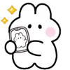 🌷 Эмодзи «🌷 Зайчик» для Telegram