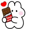 🌷 Эмодзи «🌷 Зайчик» для Telegram